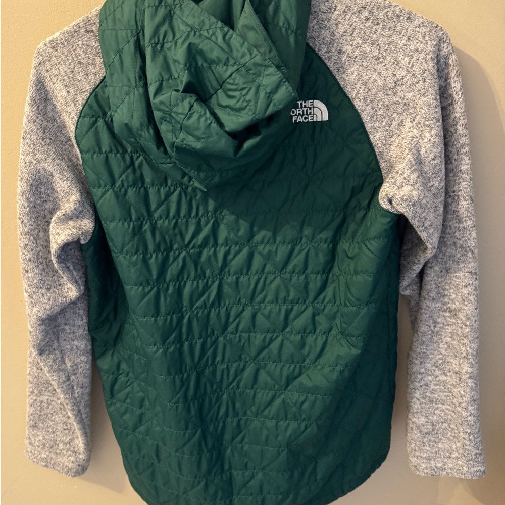The North Face Forest Green and Heather Gray Jacket - Picture 2 of 2